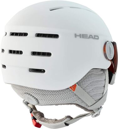 Жіночий лижний шолом HEAD Queen M/L, білий