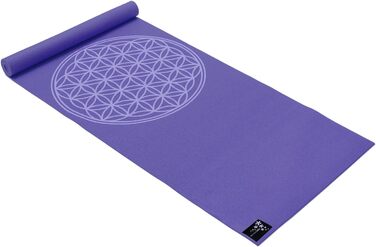 Йога-мат Yogistar Yogimat Basic Фіолетовий «Квітка життя»