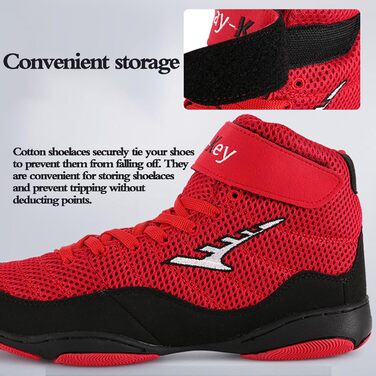 Дитячі боксерські черевики Ringerschuhe - зручні та стабільні для занять спортом, боксом, фітнесом та важкою атлетикою (46 EU)