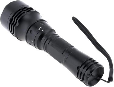 LED-ліхтар для дайвінгу SecurityIng: 5 режимів, 2000 люмен, водонепроникний до 30м, для дайвінгу, риболовлі та відпочинку на воді