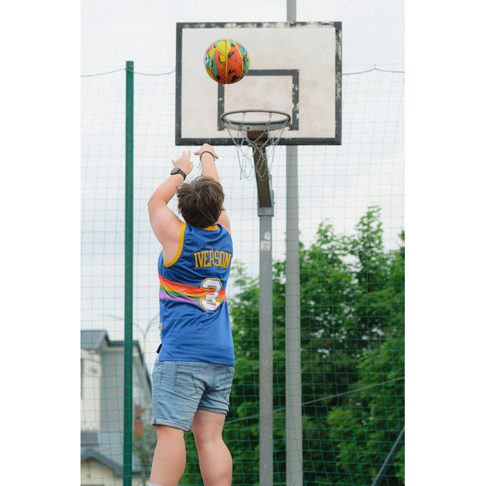 Баскетбольний м'яч Majestic Sport Arrow, багатоколірний, розмір 7