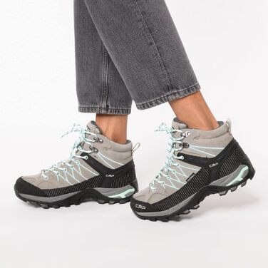 Жіночі трекінгові черевики CMP Rigel Mid Wmn Wp, Бежево-фіолетовий, 38 EU