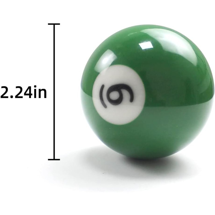 Набір куль для більярду PolyMath, повний комплект 16 куль, діаметр 57.2 мм, вага 170/180 г. Підходить для більярдного столу та демонстрації. Стандартний розмір, преміум якість.
