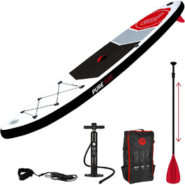 Надувний SUP (Stand Up Paddle Board) 320x76x15 см - комплект для водного спорту з насосом, веслом, рюкзаком, страховкою та сидінням (до 150 кг)