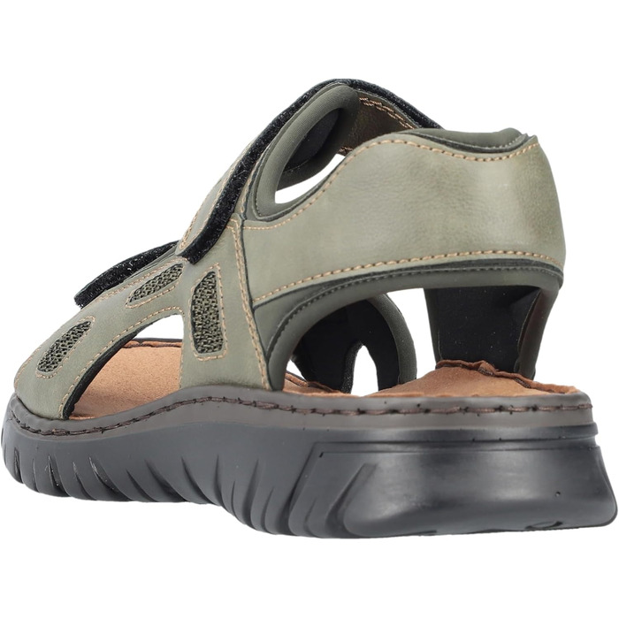 Чоловічі сандалі Rieker 22761 класичні, зелені, розмір 43 EU