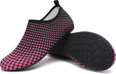 Шкарпетки для плавання та водних видів спорту, шкарпетки для басейну, шкарпетки для пляжу, антиковзкі, розмір 34-47 (40 EU, Rose Rot W995)