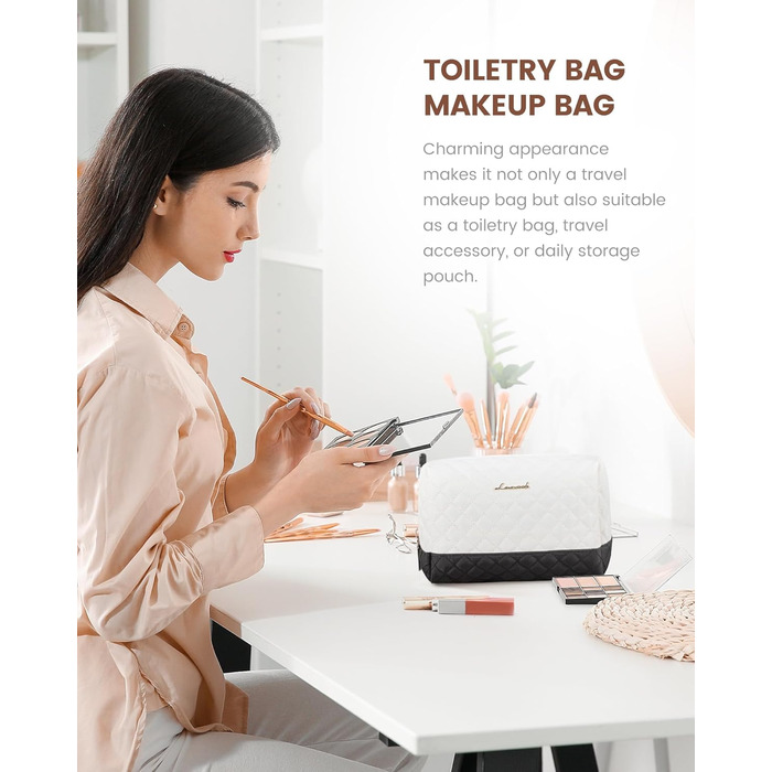 Спортивна сумка LOVEVOOK для жінок з відділенням для взуття, ручна поклажа для подорожей, сумка-мішок для вихідних, сітка для Gym, пляжу, сауни, кемпінгу (XL, 2 шт., Бежевий, Чорний, Коричневий)