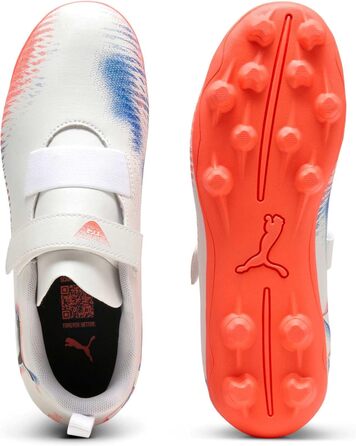 Дитячі футбольні бутси Puma Future 8 Play V Fg/Ag Rb Jr 25 EU - Білий, Чорний, Червоний