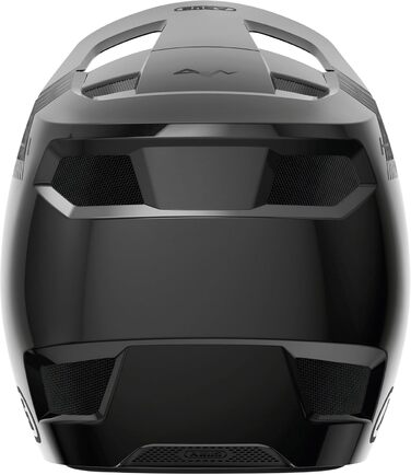 ABUS HiDrop – Захисний шолом для даунхілу та ендуро, сертифікований ASTM, фулфейс, ABS-оболонка, для MTB, дорослих та підлітків, чорний глянцевий, розмір M (57-58 см)