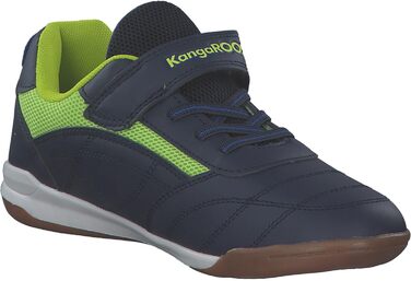Дитячі спортивні зала-тенісні кросівки KangaROOS Backyard 2.0 (36 EU) - темно-синій, лайм