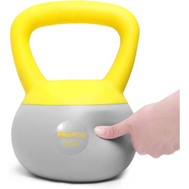 Гиря PROIRON 8 кг, м'яка, для дому, для початківців, набір 2-10 кг, безпечна для підлоги