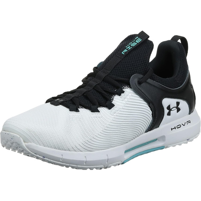 Кросівки чоловічі Under Armour HOVR Rise 2 для тренувань, білі/чорні, 40.5 EU