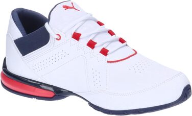 Чоловічі кросівки PUMA Enzin SL V2 для бігу та вулиці (43 EU, білий, червоний, темно-синій)