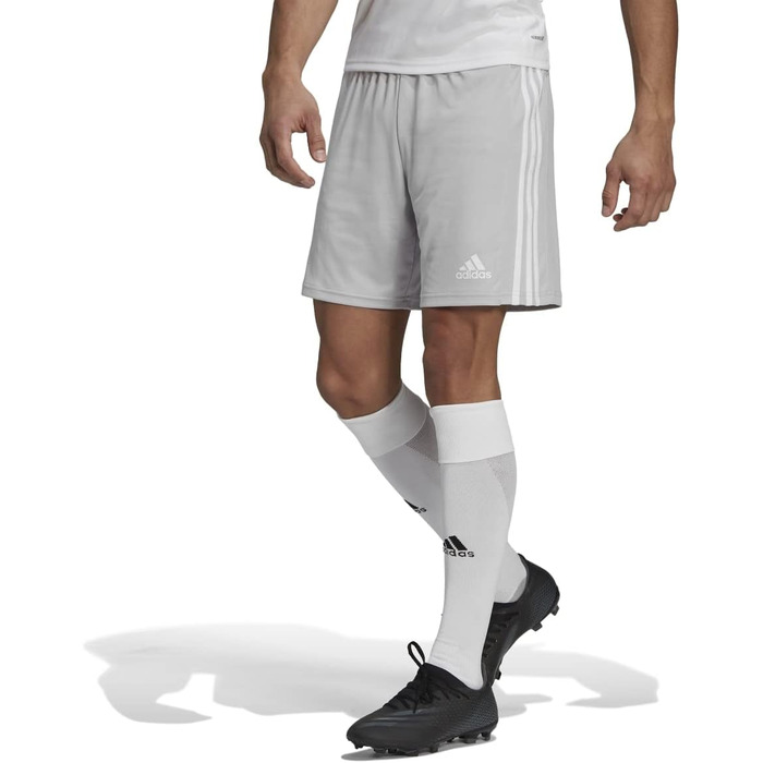 Чоловічі спортивні шорти adidas 3-Stripes French Terry (розмір M, колір Team Light Grey/White)