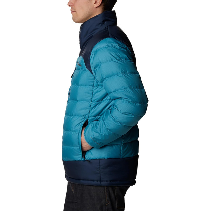 Чоловіча пуховика Columbia Autumn Park (розмір L, колір Collegiate Navy) — тепла зимова куртка