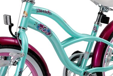 Дитяче велосипед BIKESTAR 20/24 дюйми для хлопчиків та дівчаток (від 6 років) | Велосипед крузер | Без ризику | Колір м'ятний