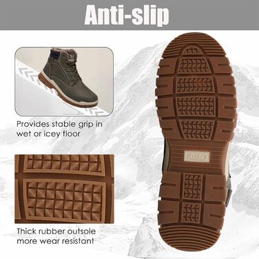 Черевики зимові чоловічі Arriggo Bello, утеплені, антиковзаючі, для трекінгу та хайкінгу, розмір 41-46 EU