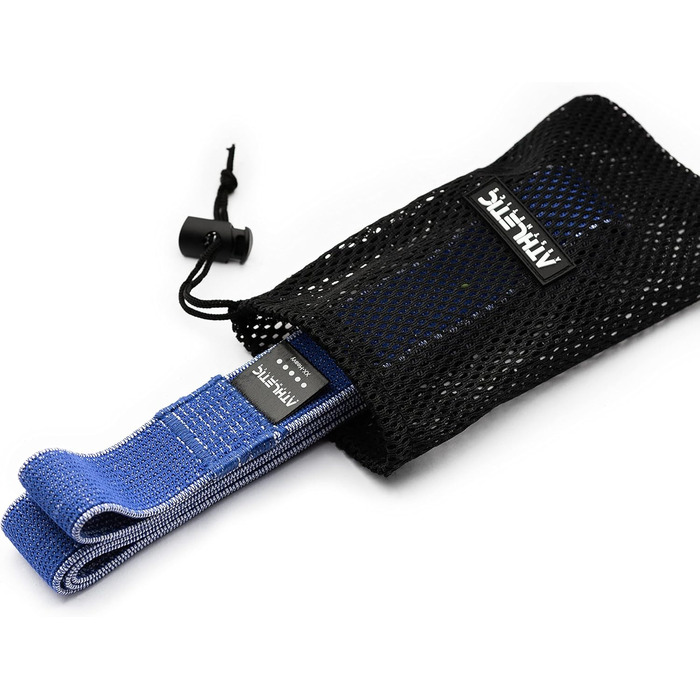 Преміум еластичні стрічки для фітнесу Athletic Aesthetics (5 шт., 35-60 кг) + сумка та відеокурс