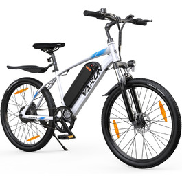 Електровелосипед VARUN E-Bike 24/26 дюймів, алюмінієва рама, 36/48V, 21 швидкість, запас ходу 40-80 км, для міста і гір