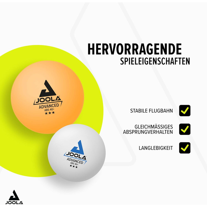 Набір для пінг-понгу JOOLA 15 шт. білий / оранжевий