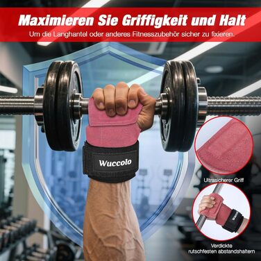 Лідерські ремені для важкої атлетики Zughilfen: для бодібілдингу, силових тренувань та фітнесу. Міцні, неслизькі, професійні. Рожевий, розмір M