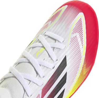 Дитячі футбольні бутси adidas F50 League Mid FG/MG - Білі, Чорні, Жовті (28 EU)