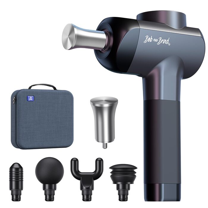 Масажер для м'язів Bob and Brad X6 Pro з металевою насадкою - інтенсивний масаж тіла, розслаблення, подарунок для чоловіків та жінок