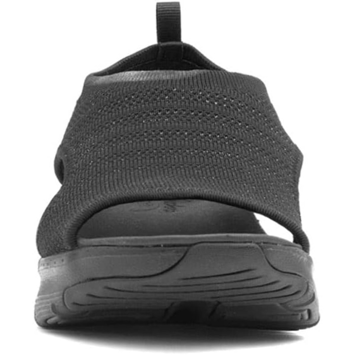 Сандлії Skechers Arch Fit City Catch для жінок (38 EU, чорний мілар з трикотажу)