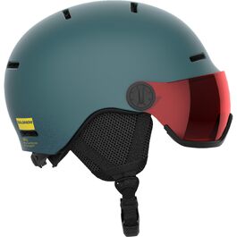 Дитячий гірськолижний шолом Salomon Orka Visor для лиж та сноуборду, сірий (розмір 53-56)