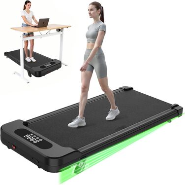 Бігова доріжка Walking Pad для дому з нахилом - електричний ходунець під стіл Walkpad, прозора модель