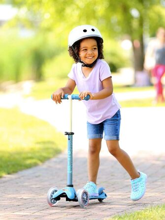 Дитячий самокат Micro Mobility Mini Micro Deluxe, бірюзовий, 85 см