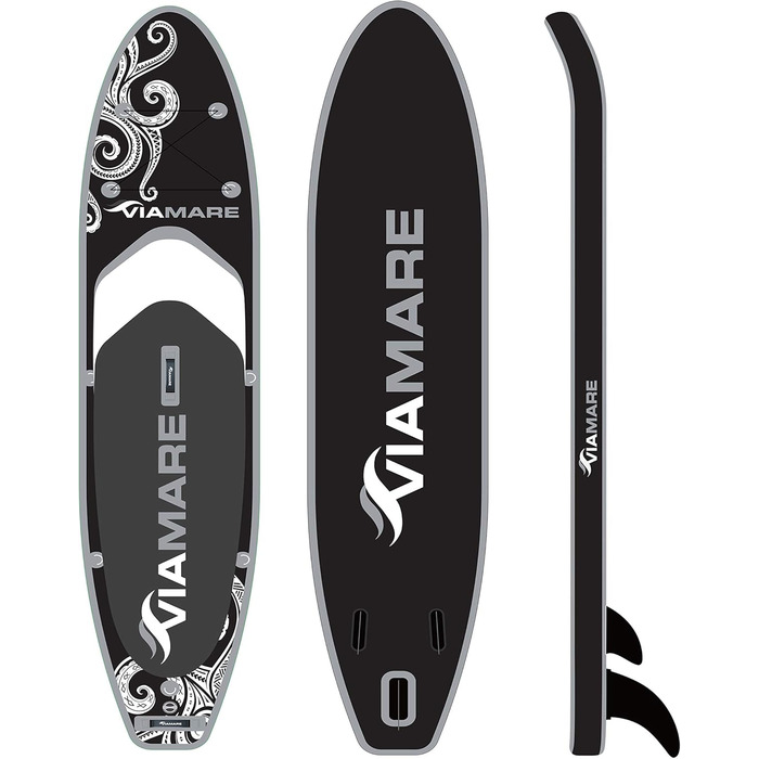 Надувна SUP-дошка VIAMARE 330 S Octopus, комплект, біло-чорна