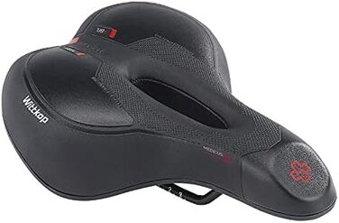 Сідло для велосипеда Wittkop Medicus Pro 6.2 250х180 мм жіноче, чорне