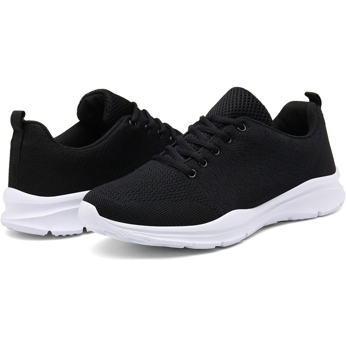 Кросівки для бігу та повсякденного носіння, чорні, 35 EU (для чоловіків та жінок)