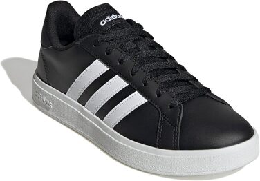 Жіночі кеди adidas Grand Court TD Lifestyle Court Casual, чорні з білими смугами, розмір 37 1/3 EU