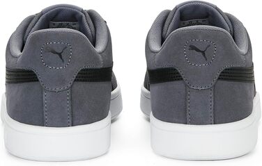 Кросівки Puma Smash V2 Low-Top унісекс, сірі з чорним та білим (Gray Tile/Black/White), розмір 44.5 EU