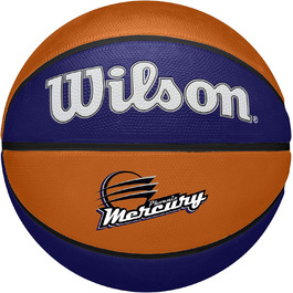 Баскетбольний м'яч WILSON WNBA Team Tribute Phoenix Mercury, офіційний, жіночий, розмір 15,2–72,4 см