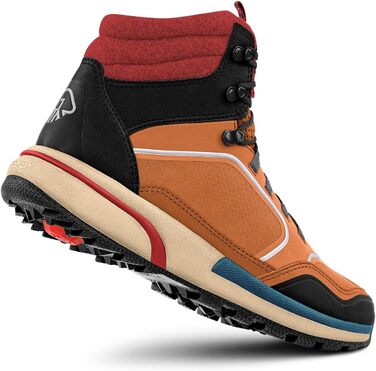 Чоловічі водонепроникні трекінгові черевики Giesswein Wool Cross X Alpine - для хайкінгу та походів у горах (47 EU, Коричневий)