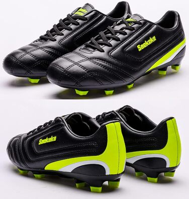 Дитячі футбольні бутси FG для хлопчиків та дівчаток, розмір 32 EU, чорний, модель S2116