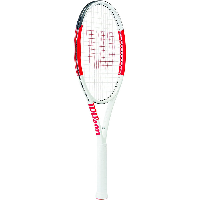 Тенісна ракетка Wilson SIX.ONE LITE 102 L1 червоно-біла