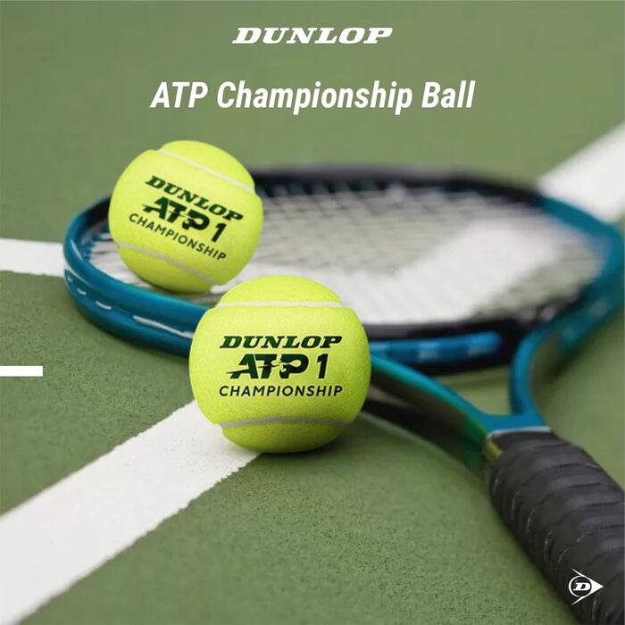 Тенісні м'ячі DUNLOP ATP Championship Regular Duty у кейсі