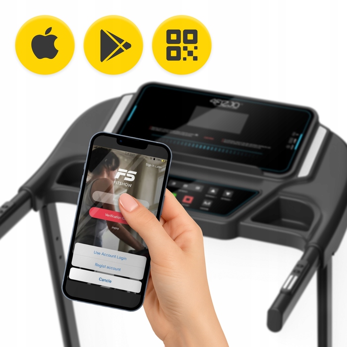 Електрична бігова доріжка 4FIZJO MY-RUN до 90 кг