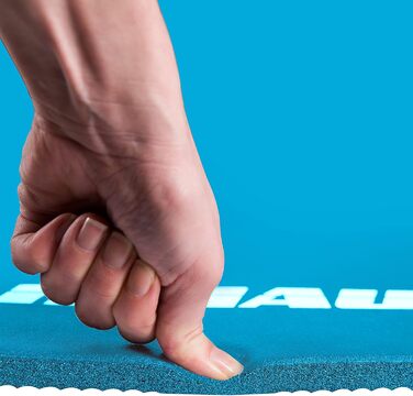 Мат для тренувань Muawo Premium: фітнес, йога, гімнастика | антиковзаюча, товста, довга | 190 x 100 x 1,5 см