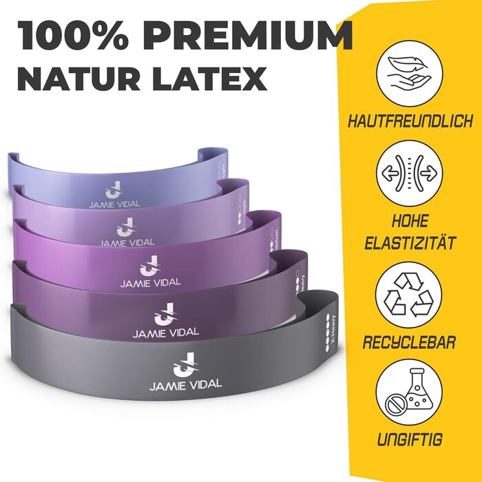 Еластичні стрічки для фітнесу: короткі, преміум-латекс, стрічки опору, міні-петлі, тера-стрічки, фітнес, спорт, стрічки для силових тренувань, фітнес-стрічки Бежево-сірий