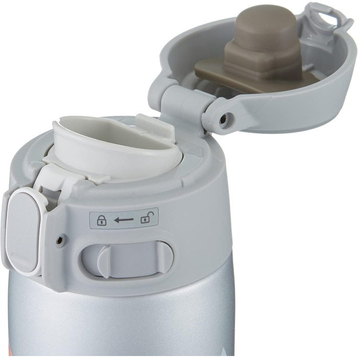 Термокружка Zojirushi SM-TAE48SASZ з нержавіючої сталі, вакуумна, срібляста Ume