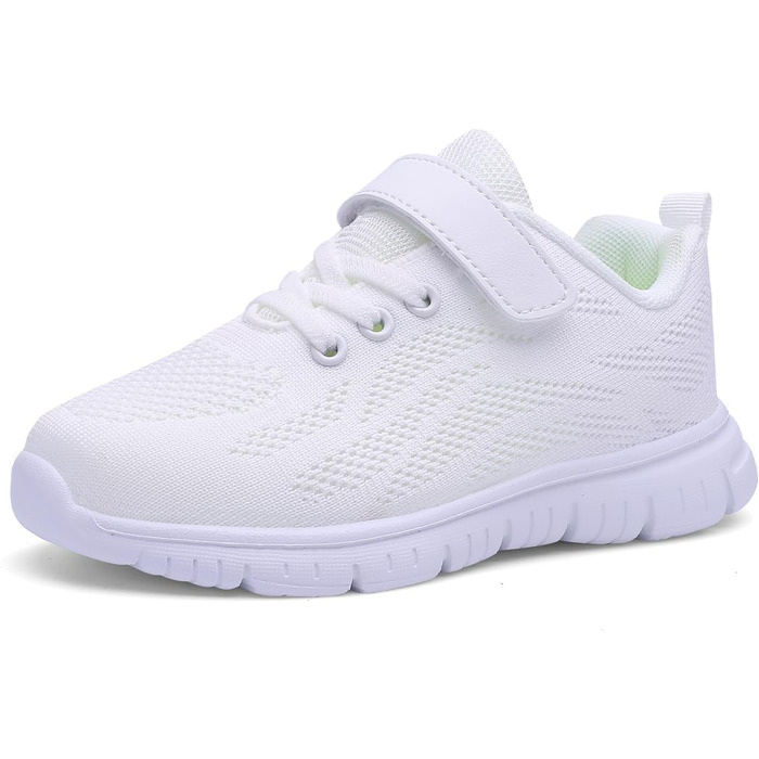 Дитячі кросівки для спорту та активного відпочинку: легкі, дихаючі, універсальні (36 EU, білий)