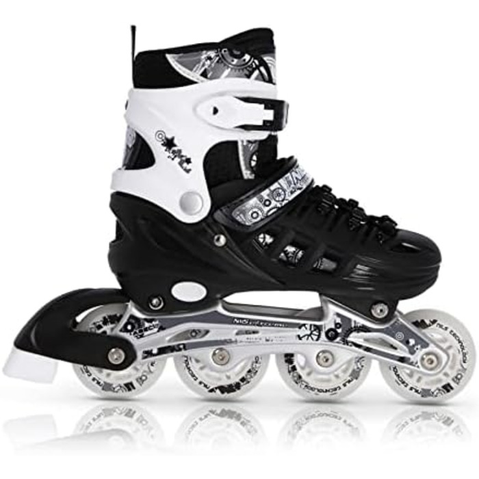 Кольорові ролики Nils Extreme 4in1 для дітей та дорослих, 39-42, ACEB7-підшипники, регульовані, синій