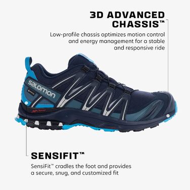 Чоловічі трекінгові черевики Salomon XA PRO 3D Gore-TEX Navy Blazer (44 2/3 EU)