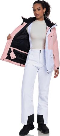 Жіночий комплект гірськолижний: куртка та штани HOTIAN, водонепроникний, вітрозахисний, теплий, для сноуборду та гірськолижного спорту