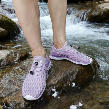 Жіночі водяні черевики DOUSSPRT для плавання та спорту, швидко сохнуть, розмір 40 EU, фіолетовий колір